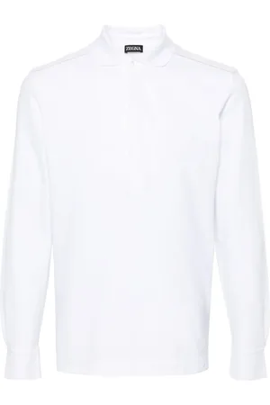 Ermenegildo Zegna Long-sleeve cotton polo shirt