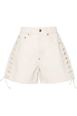 Stella McCartney Lace-up cotton shorts