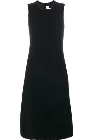 Comme des Garçons Round-neck sleeveless dress