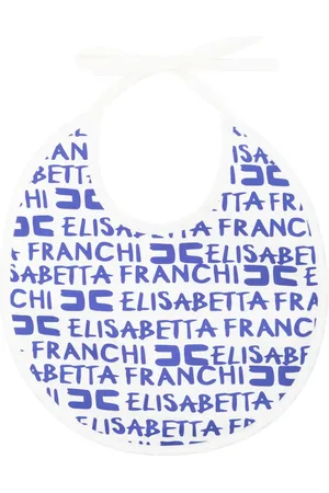 Elisabetta Franchi Logo-print cotton bib