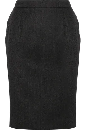 VALENTINO GARAVANI 1990s wool pencil skirt