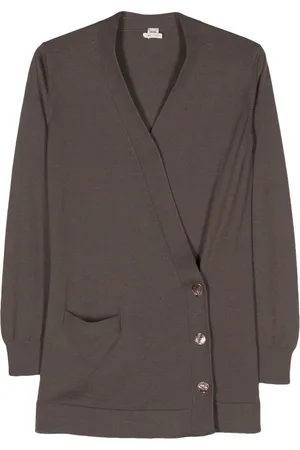 Hermès 2010s fine-knit cardigan