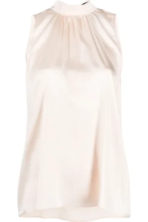 Styland Pussy-bow silk blouse