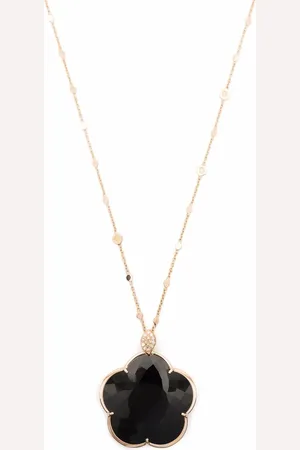 Pasquale Bruni 18kt rose gold Ton Joli onyx and diamond necklace