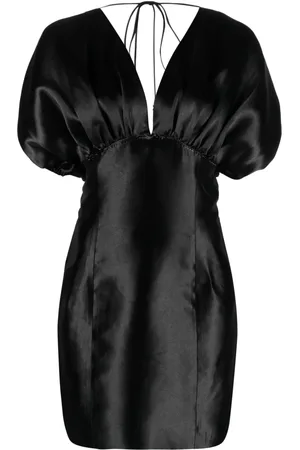 ROTATE Rhinestone-embellished crepe minidress