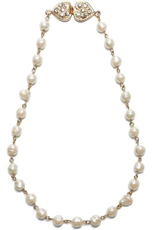 Saint Laurent 1990s faux-pearl necklace