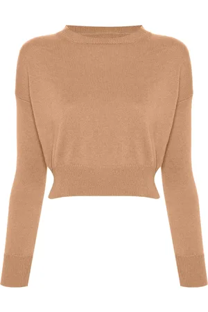 Teddy Cashmere Genova cashmere crop top