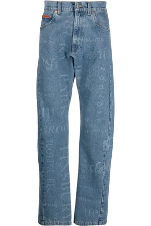MARTINE ROSE Printed straight leg jeans