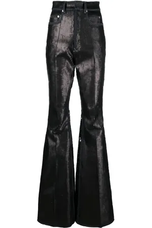Rick Owens Sequinned flared trousers