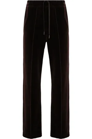 Tom Ford Straight-leg velour track pants