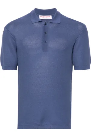 Orlebar Brown Maranon honeycomb polo shirt