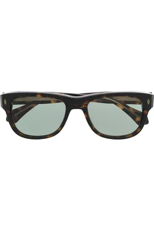 Cartier Square-frame tortoiseshell-effect sunglasses