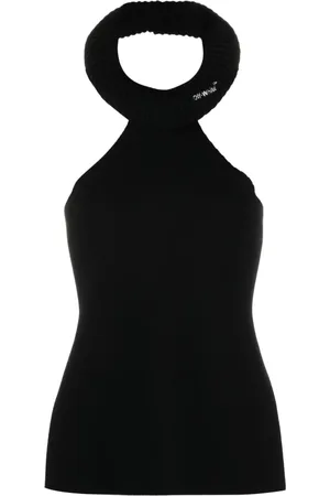 OFF-WHITE Tubular open-back top
