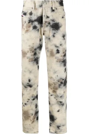A-cold-wall* Mouldy-effect slim-fit jeans