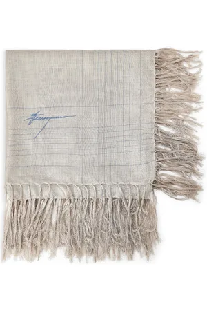 Salvatore Ferragamo Logo-embroidered scarf