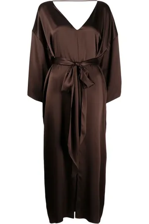 Voz V-neck silk dress