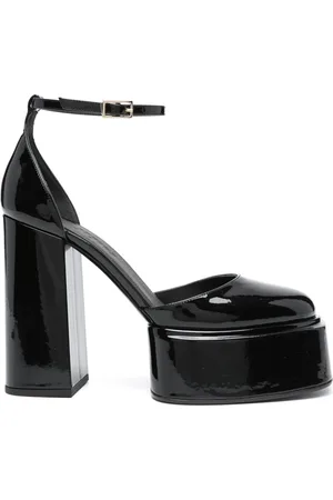 3Juin Platform leather pumps