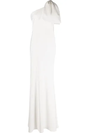 Sachin & Babi Aubrey one-shoulder gown