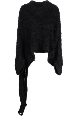 The Attico Open-knit V-neck jumper