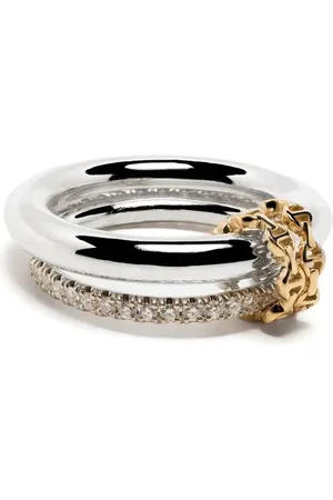 SPINELLI KILCOLLIN X Hoorsenbuhs 18kt yellow and white gold diamond ring