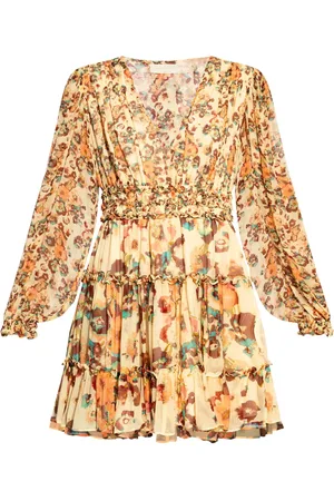 ULLA JOHNSON Lya floral-print mini dress