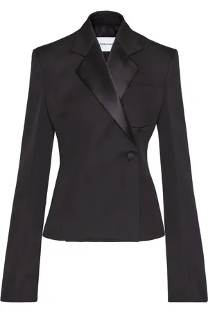 Salvatore Ferragamo Notched-lapels virgin wool blazer