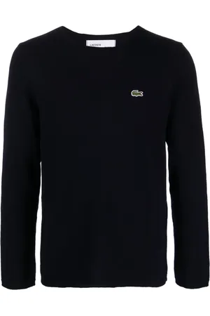 Comme des Garçons X Lacoste intarsia-knit wool sweater