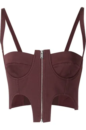 DION LEE Double arch bustier top
