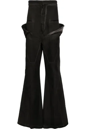 Rick Owens Dirt Slivered high-rise bootcut jeans