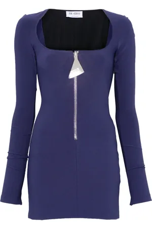 The Attico Scoop-neck mini dress