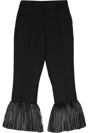 WALES BONNER Harmony fringed trousers
