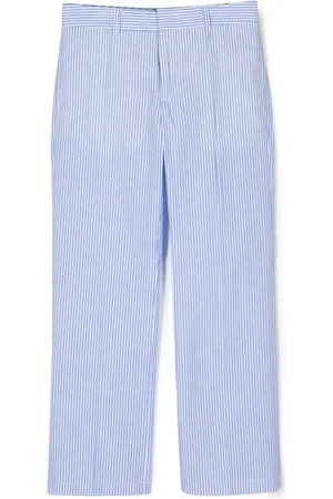 Ralph Lauren Striped cotton tailored trousers