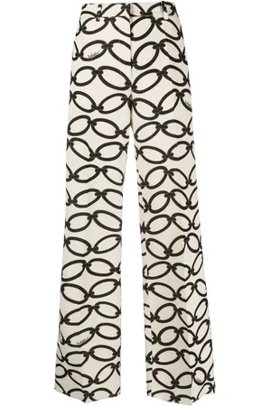 VALENTINO GARAVANI Chain-print trousers