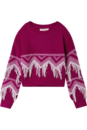 Twin-Set Fringed jumper