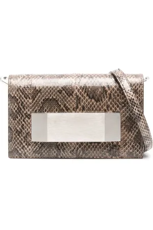 Rick Owens Snakeskin-effect clutch bag