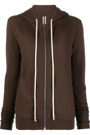 Rick Owens Zip-up cashmere hoodie