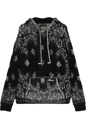 AMIRI Bandana knitted hoodie