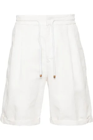 Brunello Cucinelli Drawstring linen shorts