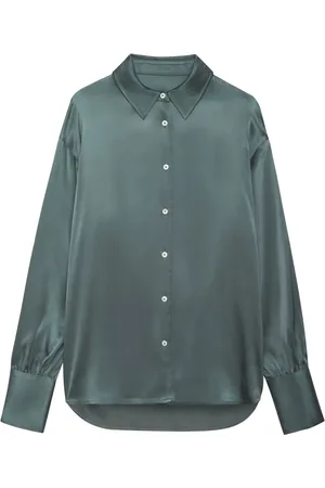 ANINE BING Monica silk shirt