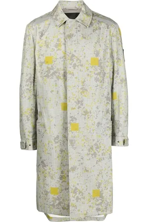 A-cold-wall* Pixel-print overcoat
