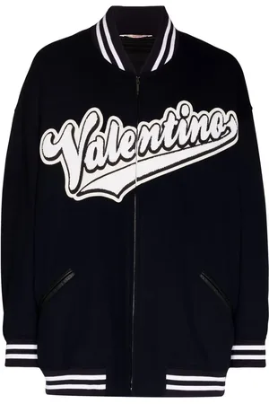 VALENTINO GARAVANI Embroidered-logo bomber jacket