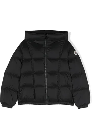 Moncler Logo-patch hooded padded coat