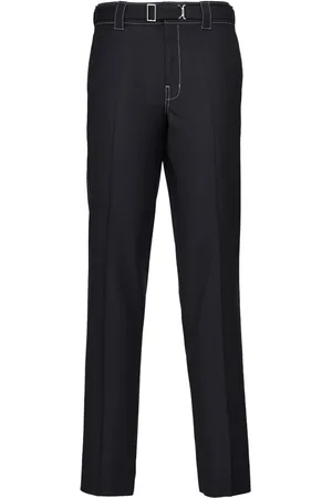 Prada Belted wool trousers