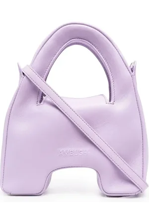 AMBUSH Debossed-logo leather tote