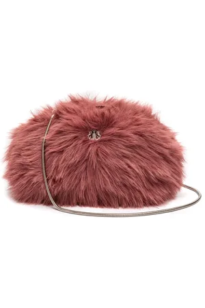 Isla Ibiza Teddy faux-fur shoulder bag