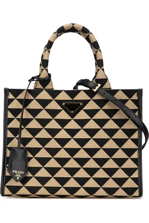 Prada 2013-2024 Small Canvas Symbole Triangolo satchel