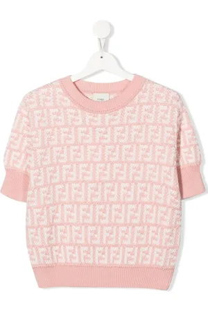 Fendi FF-logo intarsia-knit top