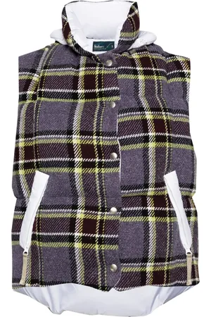 Kolor Checked puffer gilet