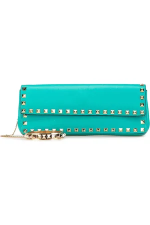 VALENTINO GARAVANI 2000-2017 Nappa Rockstud Bangle clutch bag