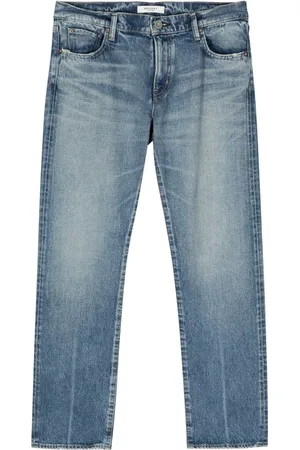Moussy Low-rise straight-leg jeans